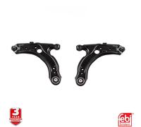 FEBI FRONT CONTROL ARM PAIR LH RH 19820 19822 FOR VW GOLF MK4 GTI AUDI A3 8L