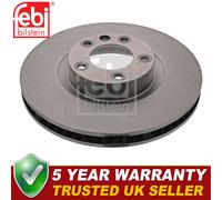 Febi Front Left Brake Disc Fits VW Touareg 2010-2018 Porsche Cayenne 2010-