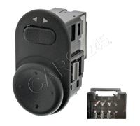 FEBI Left Black Mirror Adjustment Switch Fits OPEL VAUXHALL Tour D Van 6240489