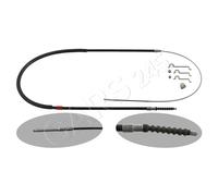 FEBI Left Rear Parking Brake Cable Nearside Fits BMW E39 95-04 34411162998