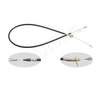 FEBI Left Rear Parking Brake Cable Nearside Fits MERCEDES C123 1234200485