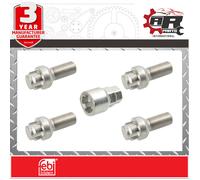 febi bilstein 27056 Wheel Bolt Kit lockable, pack of one, silber