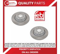 Febi Brake Disc 104496 – Rear – Fits Audi Q3 (2013-2018)