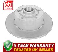 Febi Rear 1x Brake Disc Fits Audi A4 1994-2001