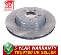 Febi Rear 1x Brake Disc Fits BMW 3 Series 2011- 4 Series 2013-