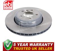 Febi Rear 1x Brake Disc Fits BMW 5 Series 2002-2010 6 Series 2003-2010
