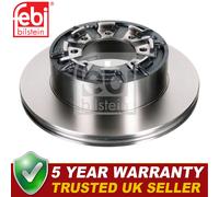 Febi Rear 1x Brake Disc Fits Iveco Daily 1989- 2.3 D 2.5 2.8 3.0