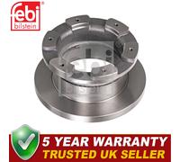 Febi Rear 1x Brake Disc Fits Iveco Daily 1999-2006 2.8 D 3.0