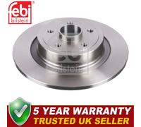 Febi Rear 1x Brake Disc Fits Renault Clio 2007-2014 Megane 2007-2008 2.0 dCi