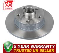 Febi Rear 1x Brake Disc Fits VW Golf Corrado 1.8 2.0 2.8 2.9