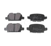 FEBI Rear Black Disc Brake Pad Set Fits OPEL VAUXHALL Corsa C 00-09 1605085