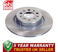 Febi Rear Brake Discs Fits Alfa Romeo 156 1997-2006 GT 2003-2010 147 2003-2010