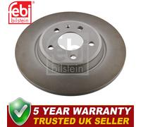 Febi Rear Brake Discs Fits Audi A4 2007- A5 2007- A6 2010- Q5 2008-