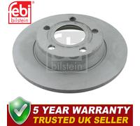 Febi Rear Brake Discs Fits Audi A6 1997-2005 Allroad 2000-2005