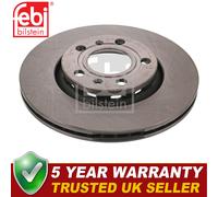 Febi Rear Brake Discs Fits Audi A8 2002-2010 VW Phaeton 2002-2008