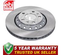 Febi Rear Brake Discs Fits Audi A8 2002-2010 VW Phaeton 2002-2016