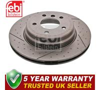 Febi Rear Brake Discs Fits BMW 3 Series 2004-2013 1 Series 2005-2011