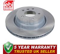 Febi Rear Brake Discs Fits BMW 3 Series 2004-2013 X1 2009-2015 2.0 D 2.5 3.0