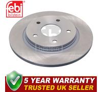 Febi Rear Brake Discs Fits Chrysler Grand Voyager 2007- Dodge Journey 2008-