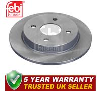 Febi Rear Brake Discs Fits Ford Fiesta 1989- Focus 1998-2005 Ka 1996-2008