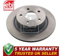Febi Rear Brake Discs Fits Ford Transit Connect 2002-2013 1.8 D dCi