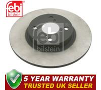 Febi Rear Brake Discs Fits Toyota Corolla 1991-2002 Sprinter 1991-2001