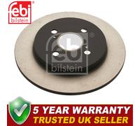 Febi Rear Brake Discs Fits Toyota Yaris 2005- iQ 2009-2015