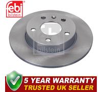 Febi Rear Brake Discs Fits Vauxhall Astra 1998-2012 Zafira 1998-2014 Meriva 2003
