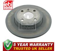 Febi Rear Brake Discs Fits Vauxhall Combo 2001-2012 Meriva 2003-2010