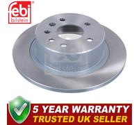 Febi Rear Brake Discs Fits Vauxhall Omega 1994-2003 Opel Omega 1994-2003