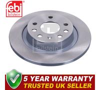Febi Rear Brake Discs Fits Vauxhall Vectra 2000-2009 Saab 9-3 2002-2015