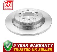 Febi Rear Brake Discs Fits Volvo V70 1997-2008 S60 2000-2010 S80 1998-2008