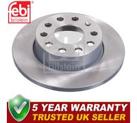 Febi Rear Brake Discs Fits VW Golf Touran Caddy Skoda Octavia Audi A3