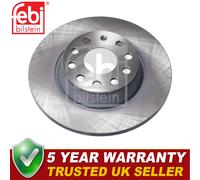 Febi Rear Brake Discs Fits VW Golf Touran Eos Seat Leon Altea Toledo