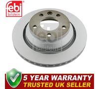 Febi Rear Brake Discs Fits VW Transporter 2003-2013 1.9 TDi 2.0 2.5 3.2