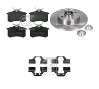 Febi Rear Brake Discs & Pads with Fitting Kit fits Citroën Berlingo 2002-2011