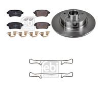 Febi Rear Brake Discs & Pads with Fitting Kit fits Renault Grand Scénic III