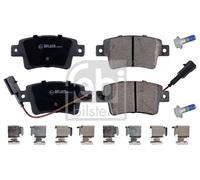 Febi Rear Brake Pad Set fits Abarth Grande Punto 2007-2010 1.4