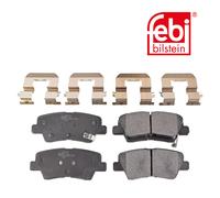 Febi Rear Brake Pad Set fits Hyundai I10 II 2013-2019 1.0 1.2