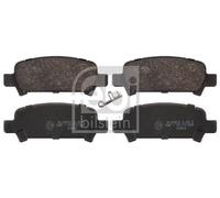 Febi Rear Brake Pad Set fits Mitsubishi Lancer VIII 2007-2015