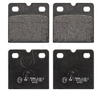FEBI Rear Disc Brake Pad Set Fits JAGUAR Xk Convertible Coupe 07-14 C2C8348