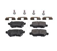 FEBI Rear Disc Brake Pad Set Fits OPEL VAUXHALL Astra G Classic 1605995