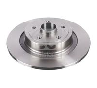 FEBI Bilstein Brake Disc Rear 104506 with Wheel Bearing & ABS Ring 300mm - Renault Clio/Megane