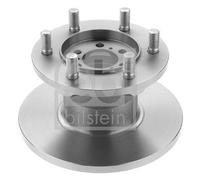 Febi Solid Brake Discs fits Iveco Daily 1989-1999 45 49 35 17346