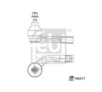 FEBI BILSTEIN 196317 Track rod end