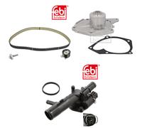 Timing belt kit with rounded tooth profile 100520 FEBI BILSTEIN for DACIA NISSAN