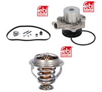 Timing belt kit with rounded tooth profile 100790 FEBI BILSTEIN for VW SEAT AUDI