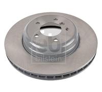 FEBI BILSTEIN Brake Disc 105719 - Front Coated, Internally Vented, 348 mm - Fits BMW 5 & 6 Series