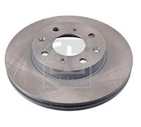 2x Brake Discs Pair Vented fits HONDA CIVIC 1.6 Front 91 to 01 240mm Set Febi