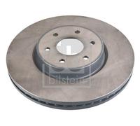 Febi Vented Brake Disc fits Mercedes-Benz X-Class 2017-2020 A470 421 02 00